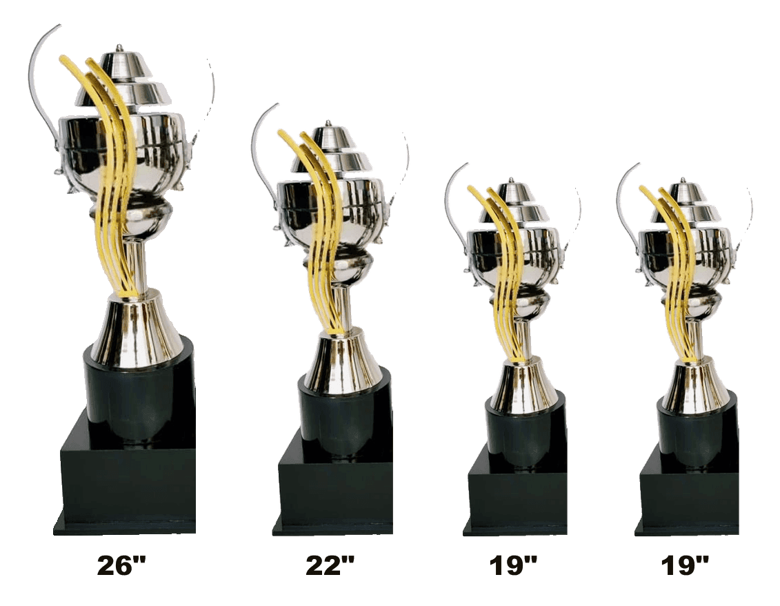 Small 3D Cup 1072 - Metal Trophies